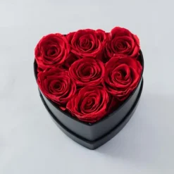 7/16/27 Flower Forever Heart Shape Box - Preserved Roses Gift for Her Preserved Flowers for Mothers Day Gifts Christmas Valentines Day Gifts for Mom