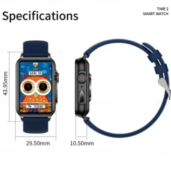 696 H23 Smart Watch 1.57 inch Smart Band Fitness Bracelet Bluetooth Pedometer Call Reminder Sleep Tracker Compatible with Android iOS Women Hands-Free Calls Message Reminder IP 67 31.5mm Watch Case