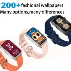 696 H23 Smart Watch 1.57 inch Smart Band Fitness Bracelet Bluetooth Pedometer Call Reminder Sleep Tracker Compatible with Android iOS Women Hands-Free Calls Message Reminder IP 67 31.5mm Watch Case