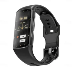 696 H28 Smart Watch 1.58 inch Smart Band Fitness Bracelet Bluetooth ECG+PPG Pedometer Call Reminder Compatible with Android iOS Women Men Hands-Free Calls Message Reminder IP 67 25mm Watch Case