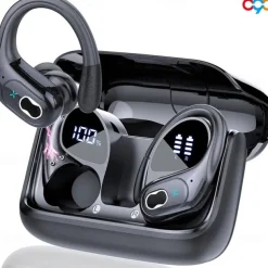 696 HD65 Hands Free Telephone Driving Headset Ear Hook Bluetooth 5.3 Noise cancellation Stereo ENC Environmental Noise Cancellation for Apple Samsung Huawei Xiaomi MI Office Business Travel
