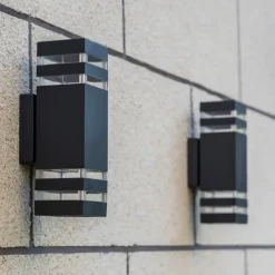 1 Head 2 Heads Outdoor Waterproof LED Wall Light Aluminum Alloy Material and Various Styles Modern Villa Courtyard Wall Lamp