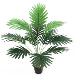 12 Head 68CM Artificial Palm Plants Leaves, Faux Fake Tropical Large Palm Tree Leaves Imitation Leaf Artificial Plants, Tropical Wedding Floral Arrangement Indoor Outdoor Decoration