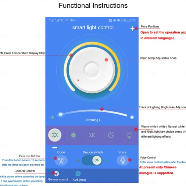6/8/12/15 Heads LED Ceiling Light Lotus Design Ceiling Lamp Modern Artistic Metal Acrylic Style Stepless Dimming Bedroom Painted Finish Lights 110-240V ONLY DIMMABLE WITH REMOTE CONTROL Flower Design