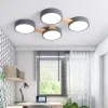 3/4/5 Heads LED Ceiling Light Nordic Style Flush Mount Wood Painted Finishes Modern Basic 110-120V 220-240V