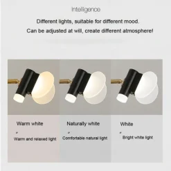 3/6/8/12 Heads LED Pendant Light Chandelier Modern Nordic Style Design Chandelier Layered Modern Art Style DIY Adjustable Rotary Ceiling Chandelier AC220-240V