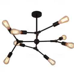 6/8/9 Heads Pendant Light Modern Chandelie Living Room Bedroom Metal Painted Finishes Nordic Style 110-120V 220-240V
