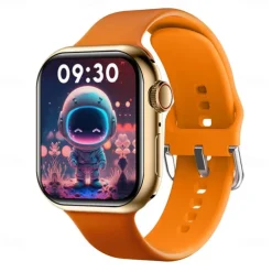 696 HK9MINI Smart Watch 1.75 inch Smart Band Fitness Bracelet Bluetooth Pedometer Call Reminder Sleep Tracker Compatible with Android iOS Women Men Hands-Free Calls Message Reminder IP 67 36mm Watch