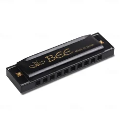 10 Holes Harmonica Diatonic Blues Harp Keys Mouth Organ for Blues Rock Country Folk Jazz