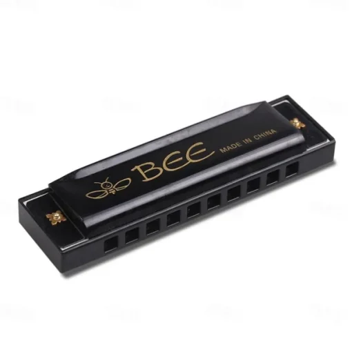 10 Holes Harmonica Diatonic Blues Harp Keys Mouth Organ for Blues Rock Country Folk Jazz