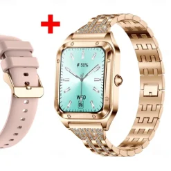 696 I98 Smart Watch 1.58 inch Smartwatch Fitness Running Watch Bluetooth Pedometer Call Reminder Heart Rate Monitor Compatible with Android iOS Women Men Hands-Free Calls Waterproof Message Reminder