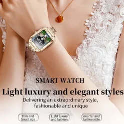 696 I98 Smart Watch 1.58 inch Smartwatch Fitness Running Watch Bluetooth Pedometer Call Reminder Heart Rate Monitor Compatible with Android iOS Women Men Hands-Free Calls Waterproof Message Reminder