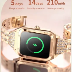 696 I98 Smart Watch 1.58 inch Smartwatch Fitness Running Watch Bluetooth Pedometer Call Reminder Heart Rate Monitor Compatible with Android iOS Women Men Hands-Free Calls Waterproof Message Reminder