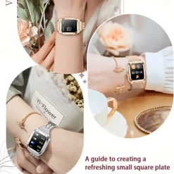 696 I98 Smart Watch 1.58 inch Smartwatch Fitness Running Watch Bluetooth Pedometer Call Reminder Heart Rate Monitor Compatible with Android iOS Women Men Hands-Free Calls Waterproof Message Reminder