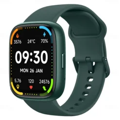 696 IDW26 Smart Watch 1.83 inch Smart Band Fitness Bracelet Bluetooth Call Reminder Sleep Tracker Heart Rate Monitor Compatible with Android iOS Women Men Hands-Free Calls Message Reminder IPX-0 40mm