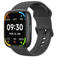696 IDW26 Smart Watch 1.83 inch Smart Band Fitness Bracelet Bluetooth Call Reminder Sleep Tracker Heart Rate Monitor Compatible with Android iOS Women Men Hands-Free Calls Message Reminder IPX-0 40mm