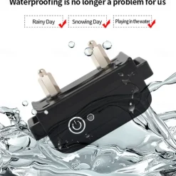 2 In 1 Automatic Anti Bark & Remote Training Collar Electric 3 Modes Beep Vibration Shock Waterproof Rechargeable Pet Behaviour Obedience Training