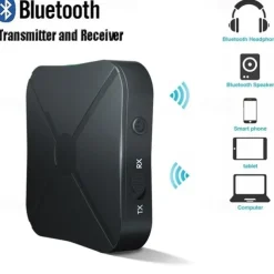 2 in 1 Bluetooth4.2 Computers Headphones AUX Car Stereo Music Audio Adapter Wireless Bluetooth Transmitter Receiver