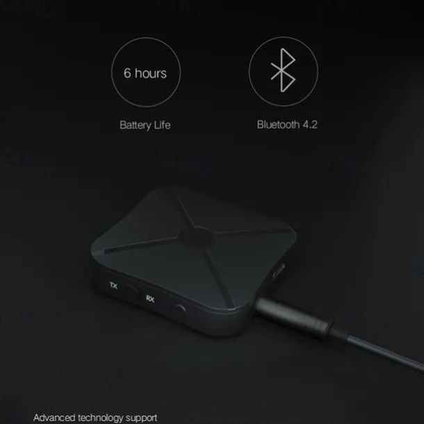 2 in 1 Bluetooth4.2 Computers Headphones AUX Car Stereo Music Audio Adapter Wireless Bluetooth Transmitter Receiver