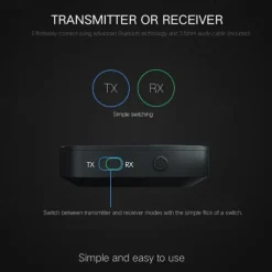 2 in 1 Bluetooth4.2 Computers Headphones AUX Car Stereo Music Audio Adapter Wireless Bluetooth Transmitter Receiver