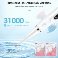 2 in 1 Electric Toothbrush Sonic Cleaner Tartar Remover USB Rechargeable Smart Vibrating Toothbrush Adult Household Oral Care