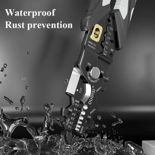 25 in 1 Electrician Pliers Multifunctional Long Nose Pliers Wire Stripper Cable Cutter Terminal Crimping Hand Tools