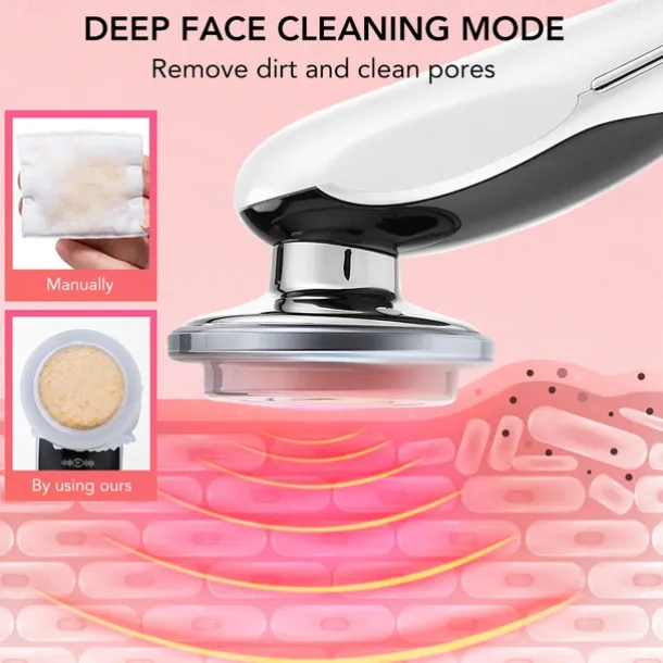 7 in 1 Face Lift Devices RF Microcurrent Skin Rejuvenation Facial Massager Light Therapy Anti Aging Wrinkle Beauty Apparatus
