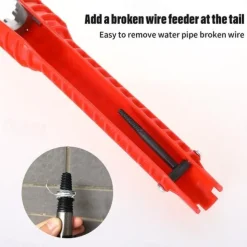8 In 1 Multifunction Faucet and Sink Installer Tool Faucet Wrench Tool Plumbing Tool Water Pipe Spanner for Kitchen Bathroom Toilet Water Pipe