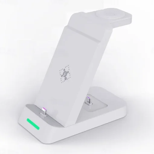 3 In 1 Multifunctional Wireless Charger Charging Station For iPhone/iWatch/AirPods Samsung Ultra Galaxy Watch Buds