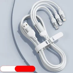 3 In 1 Phone Charger Type C Micro USB Multi Cable for iPhone Huawei Samsung Mobile Wire Cord Accessories USB Charging Data Cable