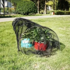 2 in 1 Portable Greenhouse Protection from Sun Heat,Garden Tunnel Shade Net Cover with Quick-Release Technology,Row Covers for Vegetables Plant Cover from Sun