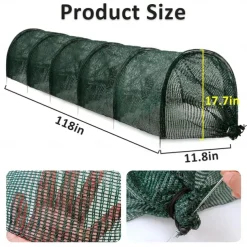 2 in 1 Portable Greenhouse Protection from Sun Heat,Garden Tunnel Shade Net Cover with Quick-Release Technology,Row Covers for Vegetables Plant Cover from Sun