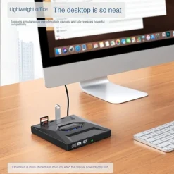 7 In 1 Portable USB 3.0 Ultra-thin External DVD Recorder Drive Reader Player Optical Drive For Laptop Desktop Accessories
