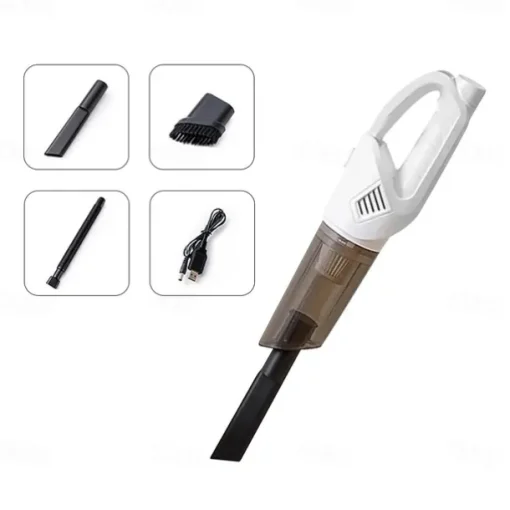 2 in 1 Portable Vacuum Cleaner Handheld Cordless Wireless Vacuum Cleaners Rechargeable High Power Dry Wet Vacuum Cleaner For Car Home