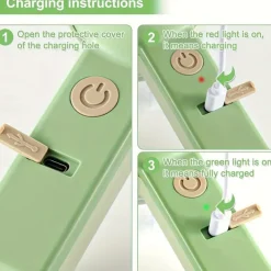 4 In 1 Vegetable Chopper Handheld Electric Vegetable Cutter Set Portable Wireless Garlic Mud Masher Garlic Press & Slicer Set Multifunctional Electric Mini Food Processor With Brush For Ginger Pepper