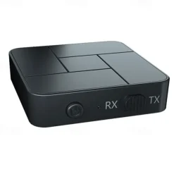 2 in 1 Wireless Bluetooth 5.0 Transmitter Receiver Portable Stereo Audio Music Receiver Adapter 3.5mm AUX Jack for Home TV Computer Speaker