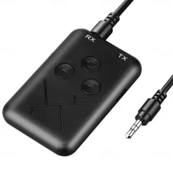 2 in1 Bluetooth Audio Transmitter Receiver AUX 3.5mm Stereo Wireless Music Audio Cable Dongle Bluetooth 4.2 Adapter for TV DVD MP3 PC