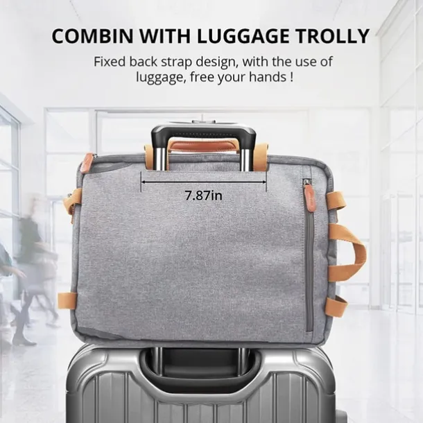 15.6 Inch And 17.3 Inch 3 In 1 Computer Laptop Carry Bag Office Designer Waterproof Business Laptop Briefcase Bag 1pc