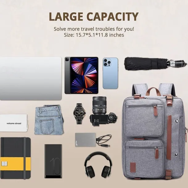 15.6 Inch And 17.3 Inch 3 In 1 Computer Laptop Carry Bag Office Designer Waterproof Business Laptop Briefcase Bag 1pc