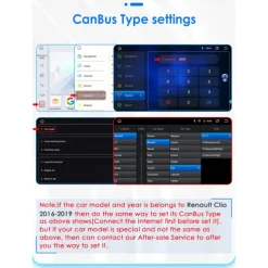 9 Inch Android 12 For Renault Clio 4 ZOE 2016-2019 Car Video Play Video Navigation stereo GPS Carplay