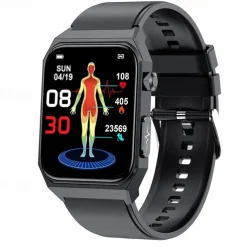1.91 inch Cardica Blood Glucose Smart Watch ECG Monitoring Blood Pressure Body Temperature Smartwatch Men IP68 Waterproof Fitness Tracker