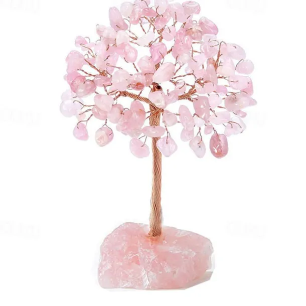 4.72 inch Crystal Tree of Life Healing Crystal Trees for Home Decor Office Desk Decor Living Room Decor Handmade Bonsai Trees for Positive Energy Money Good Luck Birthday Gifts for Women Mom