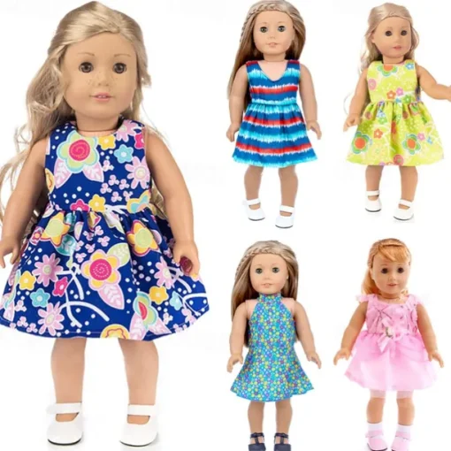 18 Inch Doll Clothes and Accessories Fit for 18 Inch Girl Doll(WITHOUT DOLL)
