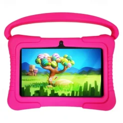 7 Inch Kids Education Tablet PC 2GB RAM32G ROM , Safety Eye Protection Screen, WiFi, Dual Camera , Games, Parental Lock, Study PC With Silicone Protect Case