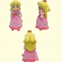 9.8 inch Princes Peach Plush Toy for Car School Dorm Room Decor Home Supplies Birthday Valentine'S Day Graduation Christmas Gifts