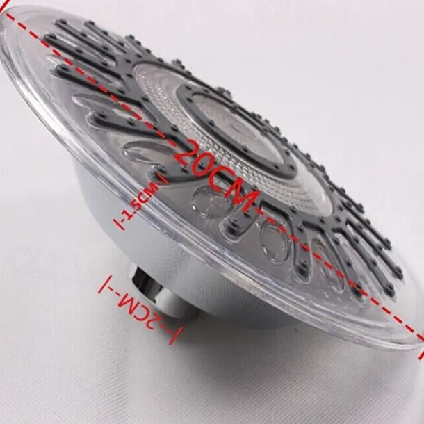 8 inch Rainfall Shower Head Overhead LED, 2 Water Mode 7 Color Changing Shower Top Head Round Glow Light Automatically Showerhead Bathroom Bath