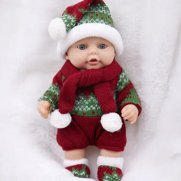 10 inch Realistic Reborn Baby Doll with Clothes Outfits Clothing Set Accessories Suitable for Reborn Babies and Newborns