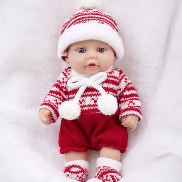 10 inch Realistic Reborn Baby Doll with Clothes Outfits Clothing Set Accessories Suitable for Reborn Babies and Newborns
