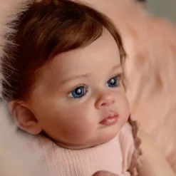 24 inch Reborn Baby Doll Finished Reborn Toddler Girl Doll Tutti Hand Paint Doll High Quality 3D skin multiple Layers Painting Visible Veins for Christmas Gifts