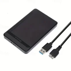 2.5 Inch SATA To USB 3.0 SSD HDD Enclosure Tool Free External Hard Disk Casing Hdd Case Hard Disk CaseOptimized For SSD Support UASP SATA III
